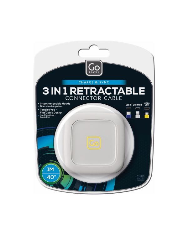 3 In 1 Retractable Cable - Electronics