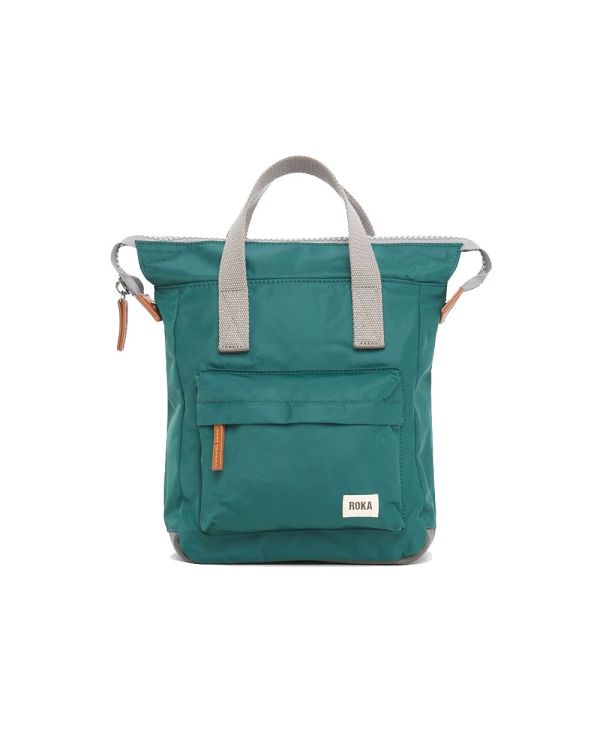 Zip Top Small Tote Backpack - Bantry B Rpet Teal