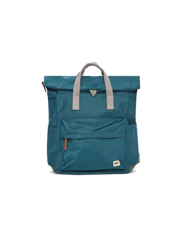 Rolltop Medium Backpack Tote - Canfield B Rpet - Teal