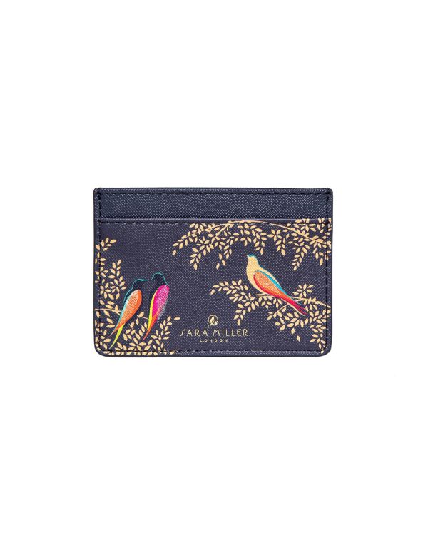 Credit Card Holder - Smokey Blue Birds