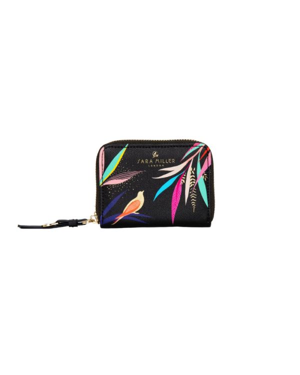 Small Zip Around Purse - Black Collection