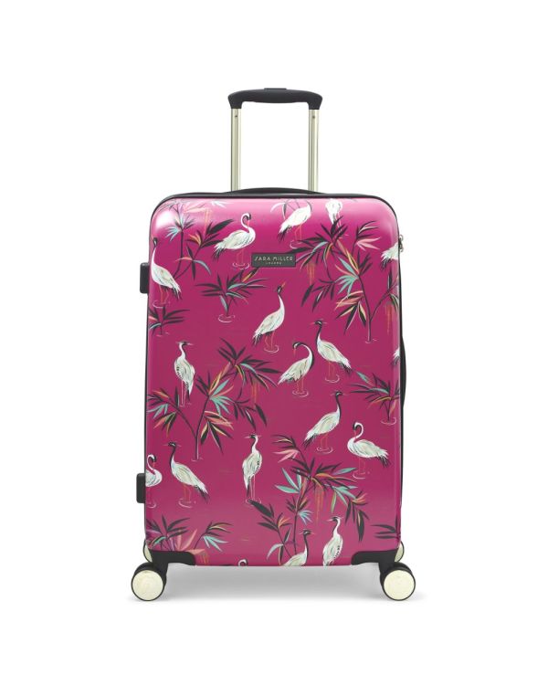 Medium Trolley Spinner - Pink Heron