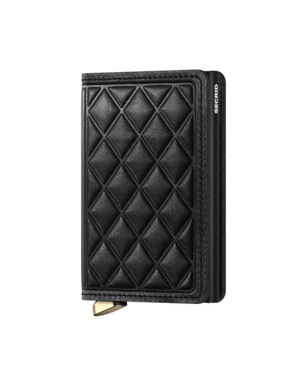 Slim Wallet - Emboss Diamond Black