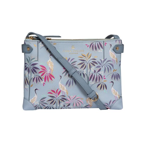 Browse The Sara Miller London Zip Crossbody - Crane (SMB1005-011) For £79.00. View Our Range Of Sara Miller London Day Bags From Case Luggage. View Sara Miller London's Ranges Everyday Shopper & More. Free UK Delivery & Returns Available. Pay In 3 Klarna & PayPal Available.