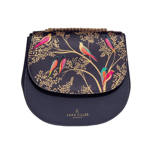 Browse The Sara Miller London Half Moon Crossbody - Smokey Blue Birds (SMB1007-002) For $115.70. View Our Range Of Sara Miller Bags From Case Luggage. View Sara Miller London's Ranges Everyday Shopper & More. Free UK Delivery & Returns Available. Pay In 3 Klarna & PayPal Available.