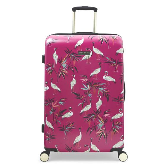 Browse The Sara Miller London Large Trolley Spinner - Pink Heron (SMH0101-008) For $147.42. View Our Range Of Lightweight Check-In Suitcases From Case Luggage. View Sara Miller London's Ranges Everyday Shopper & More. Free UK Delivery & Returns Available. Pay In 3 Klarna & PayPal Available.