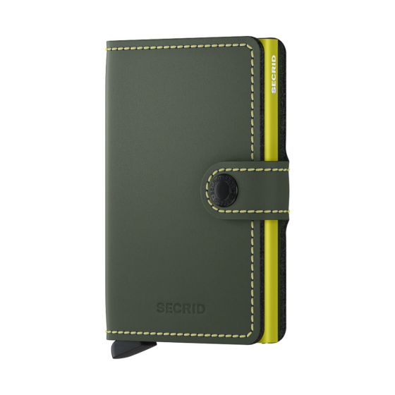 Browse The Secrid Mini Wallet - Matte Wallets - Green/Lime (MM-GREEN &LIME) For $77.94. View Our Range Of Secrid Wallets From Case Luggage. View Secrid's Ranges Mini, Matte & Vintage Wallets And Card Holders. Free UK Delivery & Returns Available. Pay In 3 Klarna & PayPal Available.