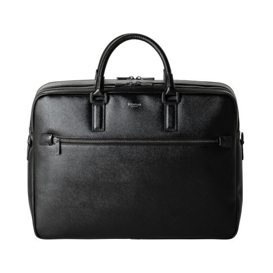 Browse The Serapian Double Zip Briefcase - Evolution - Black Eclipse (SREVLMLL596940Y292) For $1,885.00. View Our Range Of Serapian Briefcases From Case Luggage. Free UK Delivery & Returns Available. Pay In 3 Klarna & PayPal Available.