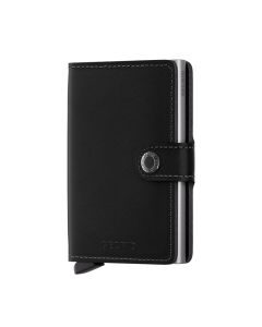 4-6 Cards & Notes - Mini Wallet Stitch Black