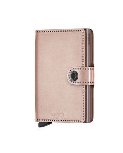 Mini Wallet  - Metallic Rose