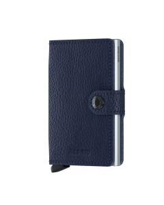 Mini Wallet  - Veg Navy-Silver