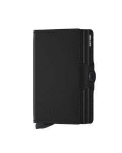 Twin Matte Wallet - Black