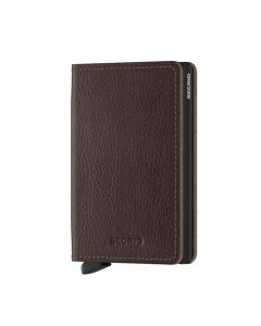 Slim Wallet - Veg Tanned Espresso Brown